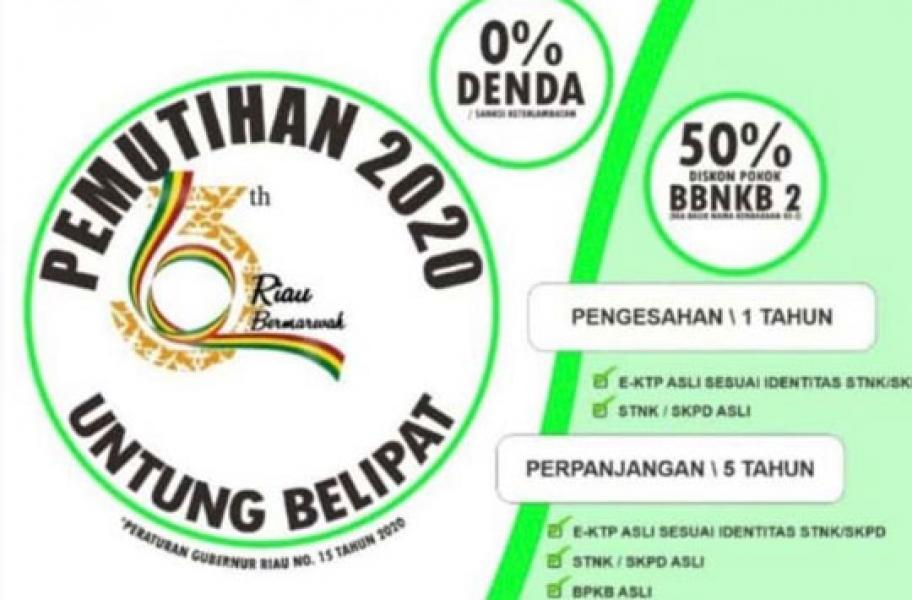 Selain Penghapusan Denda Pajak, Biaya BBNKB Juga Diskon