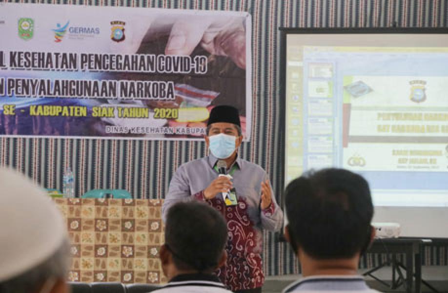 Sosialisasi Bahaya Narkoba dan Disiplin Prokes Covid-19, Bupati Alfedri: Pengedar Narkoba Penghianat Bangsa