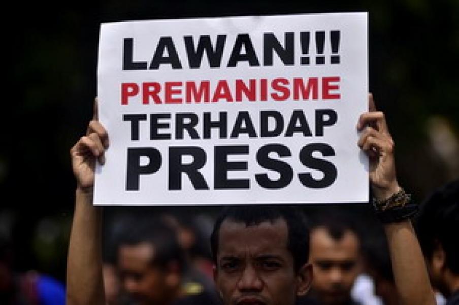 Abang Kandung Kepala Kantor Perpustakaan Meranti Ancam Wartawan