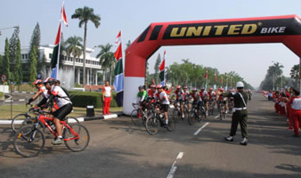 Aster Panglima TNI Sambut 69 Peserta Gowes