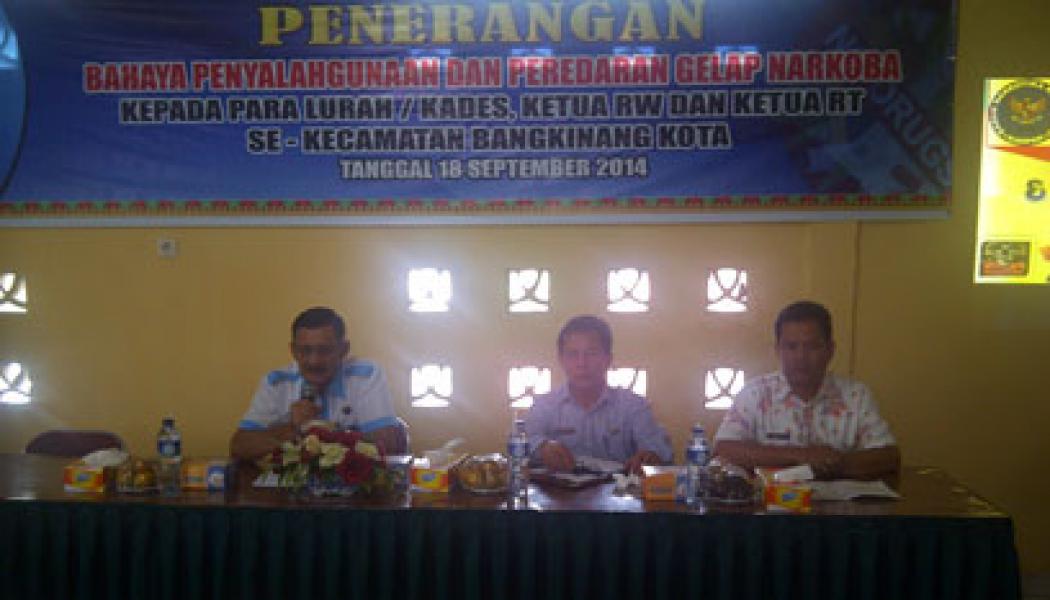 BNK Kampar Bentuk Gerakan Kelurahan dan Desa Anti Narkoba