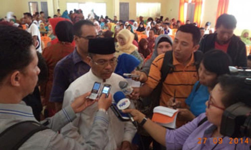 Disdik Pekanbaru Salurkan Zakat Senilai Rp 218 Juta