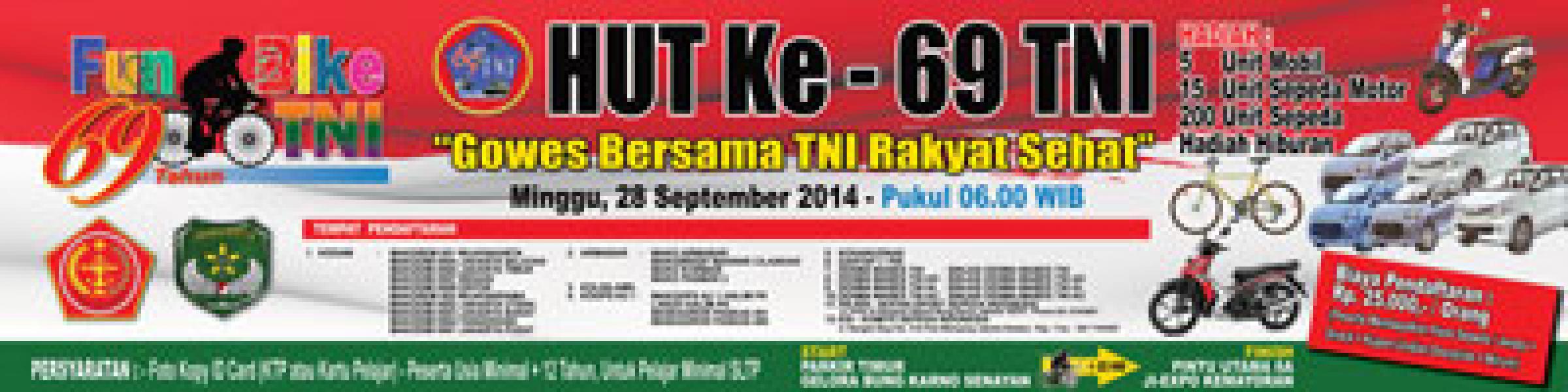 Gowes Bersama TNI Rakyat Sehat  
