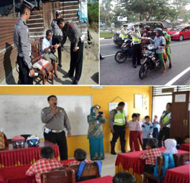 Jelang HUT ke 59, Satlantas Polres Kampar Gelar Kegiatan Kemasyarakatan