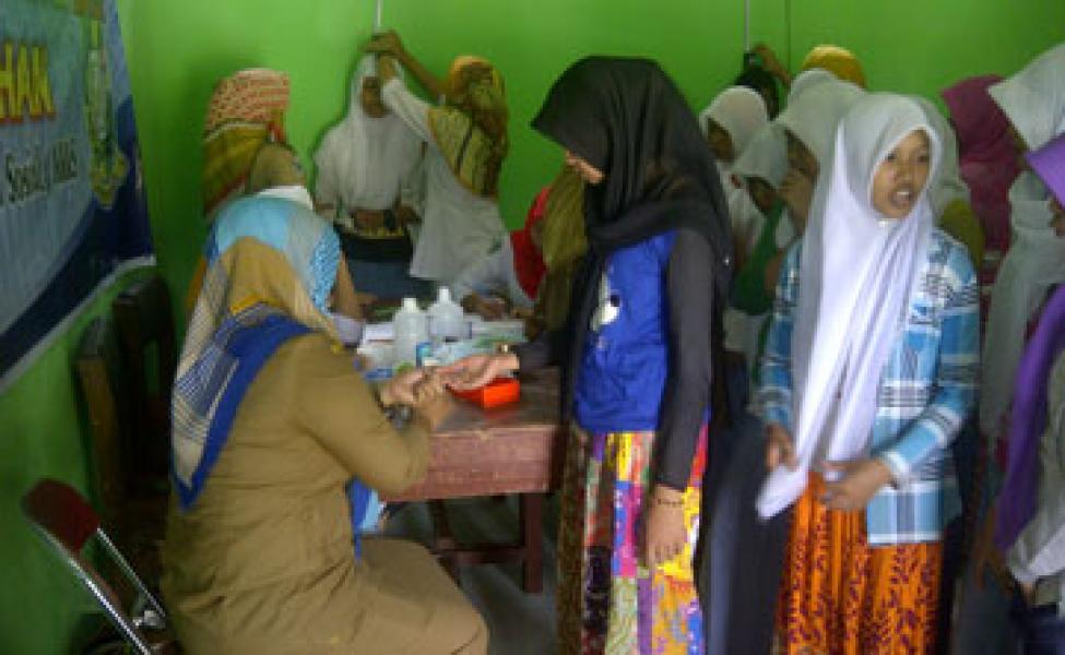 KKKS Lakukan Penjaringan Kesehatan Anak Panti