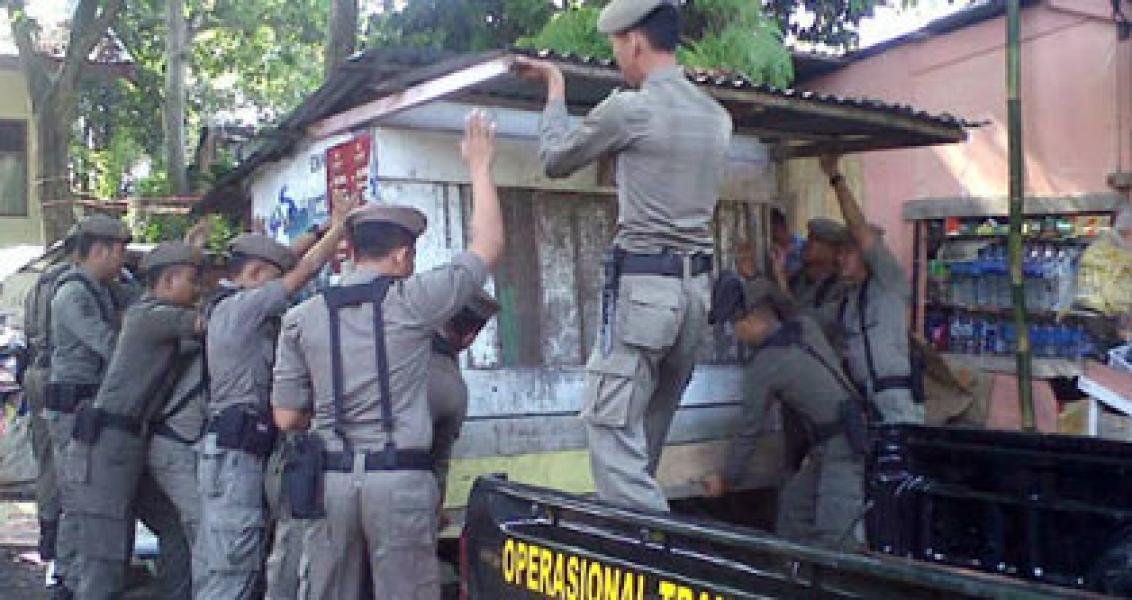 Lapak PKL Jalintim Pangkalan Kerinci Bakal Digusur