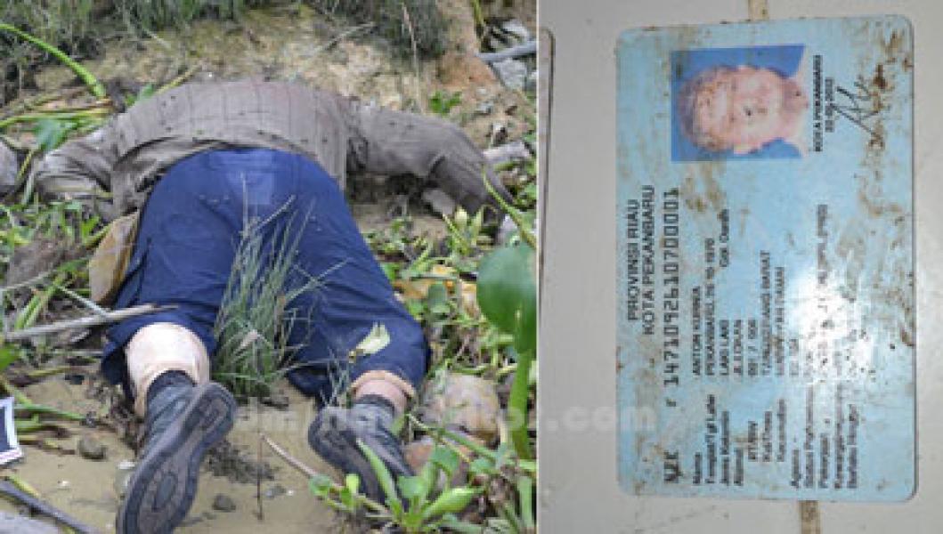 Mayat PNS Ditemukan Membusuk dan Mengapung di Sungai Siak