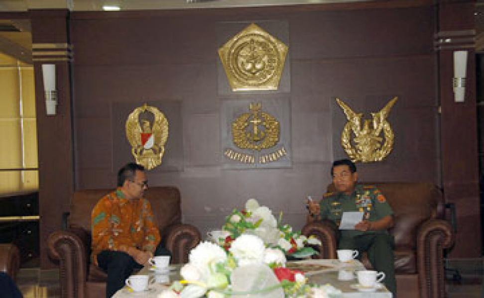 Panglima TNI Terima Audiensi Dirut PT Pindad  