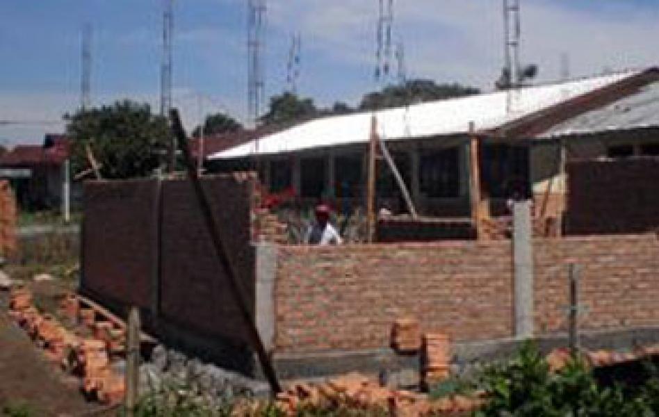 Pembangunan Gedung SDN 018 Sekip Hulu Ditinggal Kontraktornya