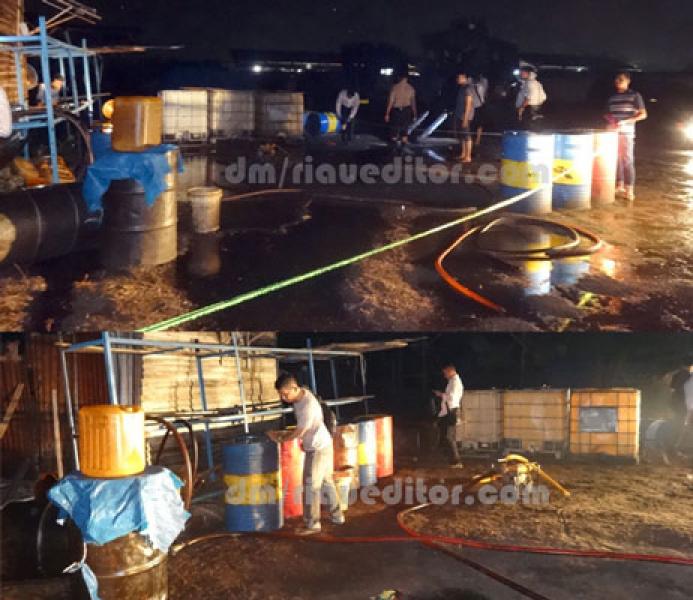 Polresta Pekanbaru Amankan Mobil Panther Modifikasi dan Ribuan Solar Ilegal