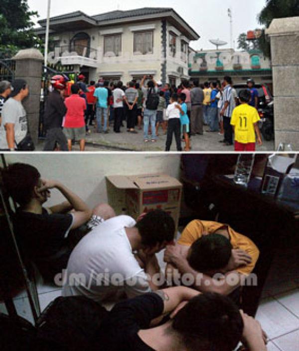 Polresta Pekanbaru Gerebek Rumah Mewah Sarang Penipuan Online