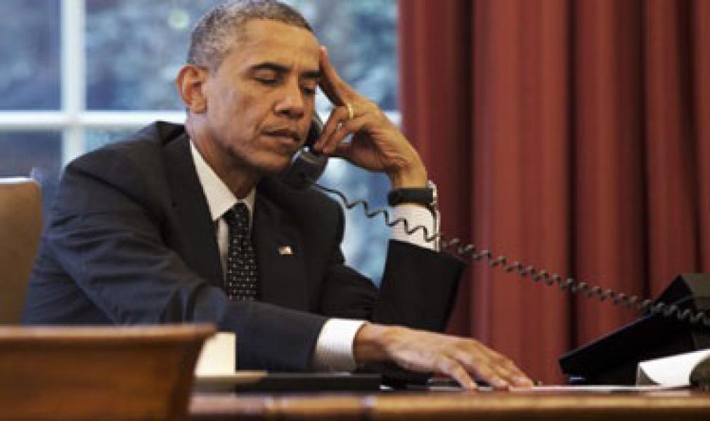 Pria Berpisau Menyusup ke Kediaman Obama