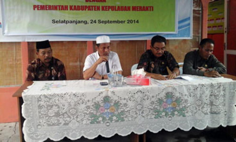 Wabup Meranti Sempat Menangis Terisak Saat Berpidato