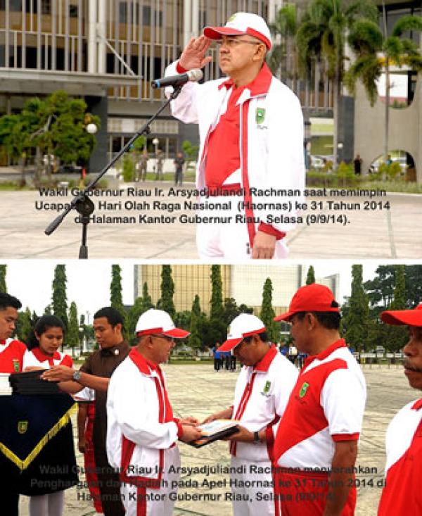 Wagubri Pimpin Peringatan Haornas ke 31