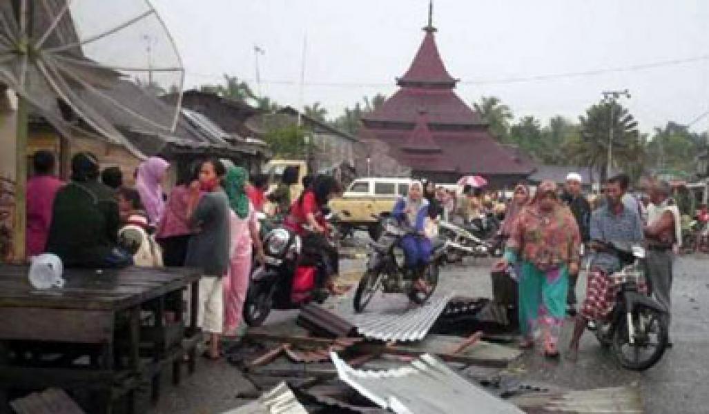 231 KK di Kampar jadi Korban Puting Beliung