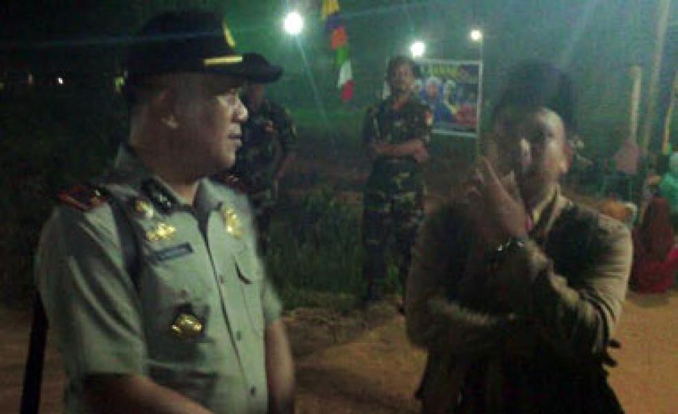 60 Personil Polres Rohil Amankan Acara Tablig Akbar di Batu Hampar