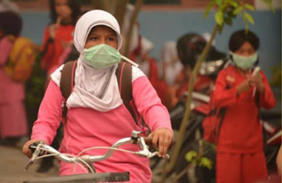 Bahaya Kabut Asap, Sekolah di Kecamatan Bantan dan Bengkalis Diliburkan