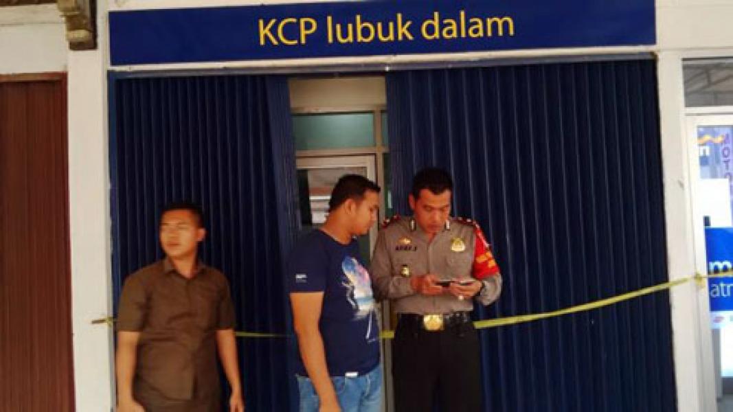 Bank Mandiri Mikro di Lubuk Dalam Siak Dirampok, Uang Rp 1,5 Milyar Raib