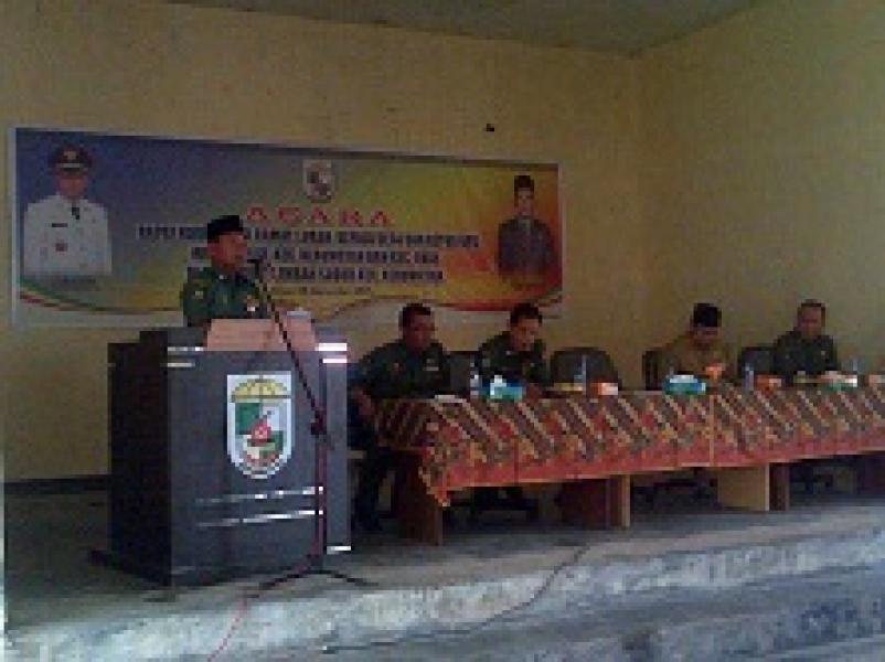 Di Rakor, Bupati Haris Minta Perangkat Desa Sampaikan Seluruh Persoalan