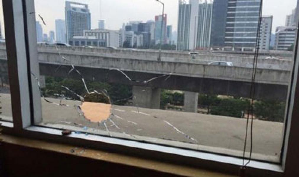 Gedung ESDM Diduga Ditembak dari Jembatan Casablanca