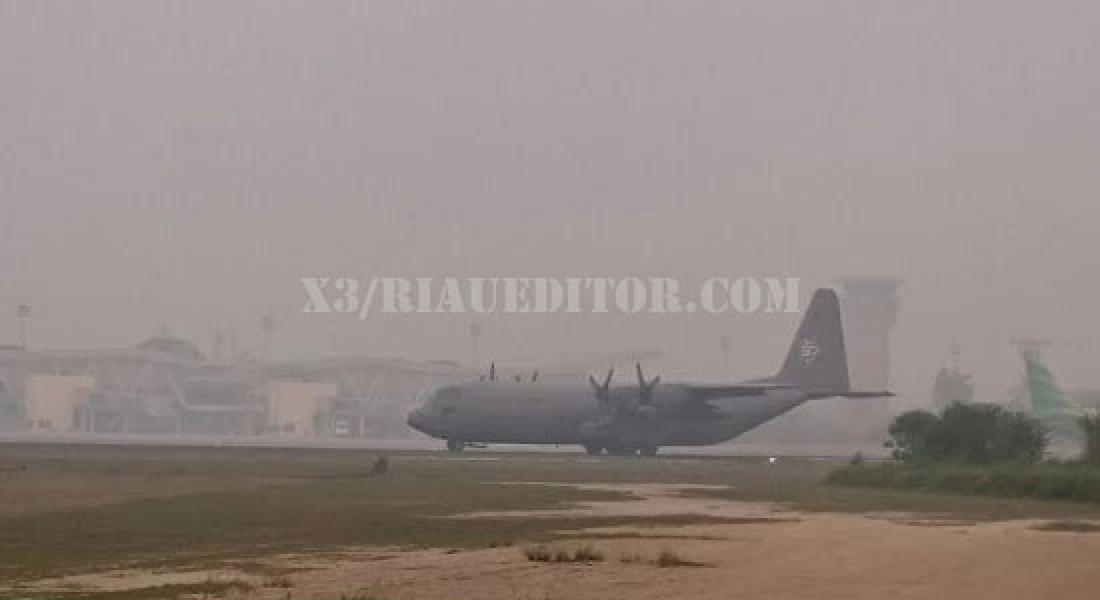 Gunakan C 130 Hercules, Malaysia Evakuasi Warganya dari Riau