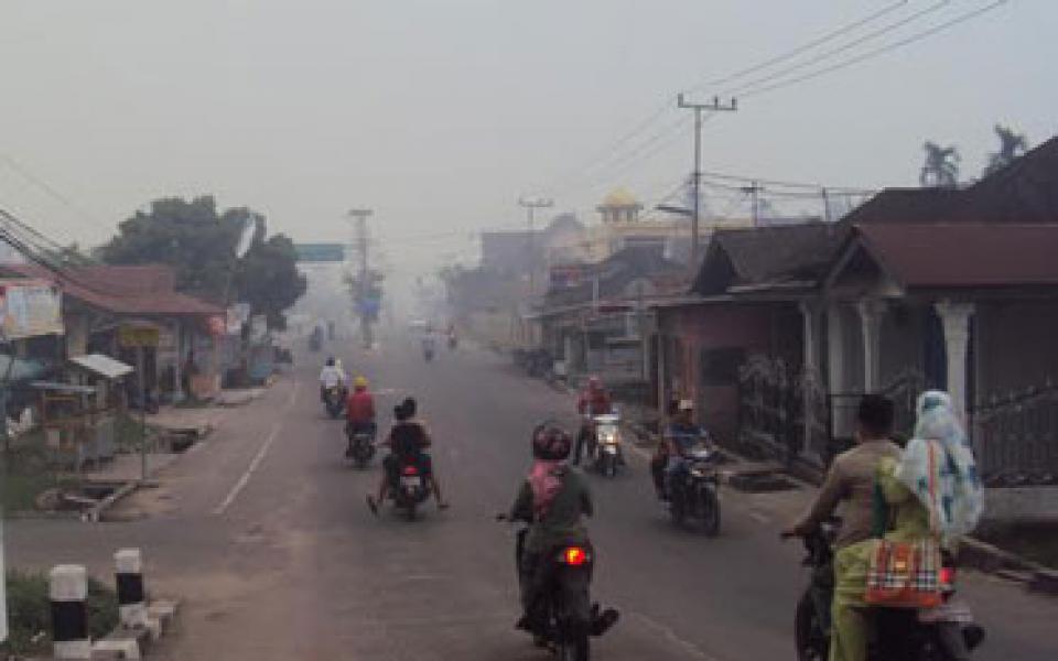 Kabut Asap Kembali Menyelimuti Rohil