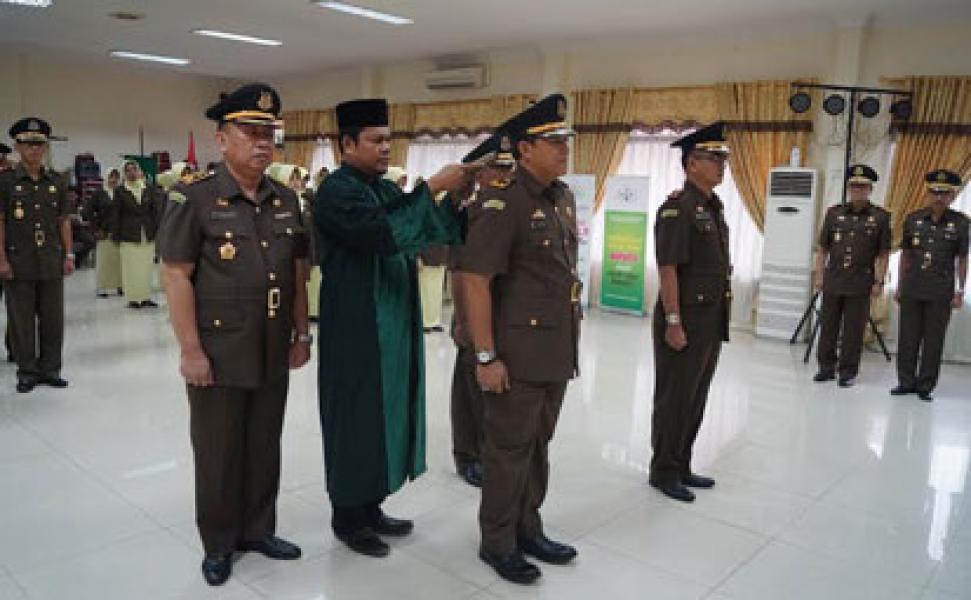 Kajati Riau Lantik Asisten Pengawasan dan Kajari Bagan Siapi-Api