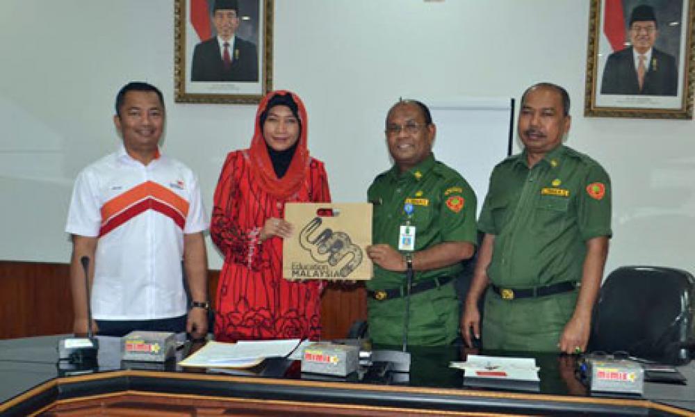 Kantor Education Malaysia Kunjungi Disdikbud Riau