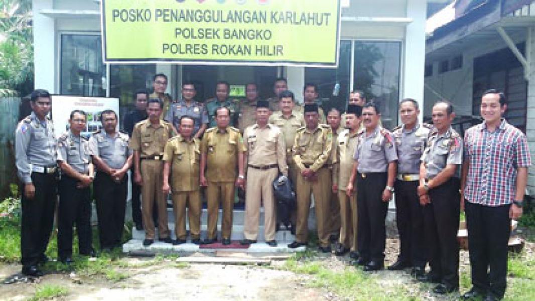Kapolsek Bangko Sosialisasi Pemahaman Karhutla