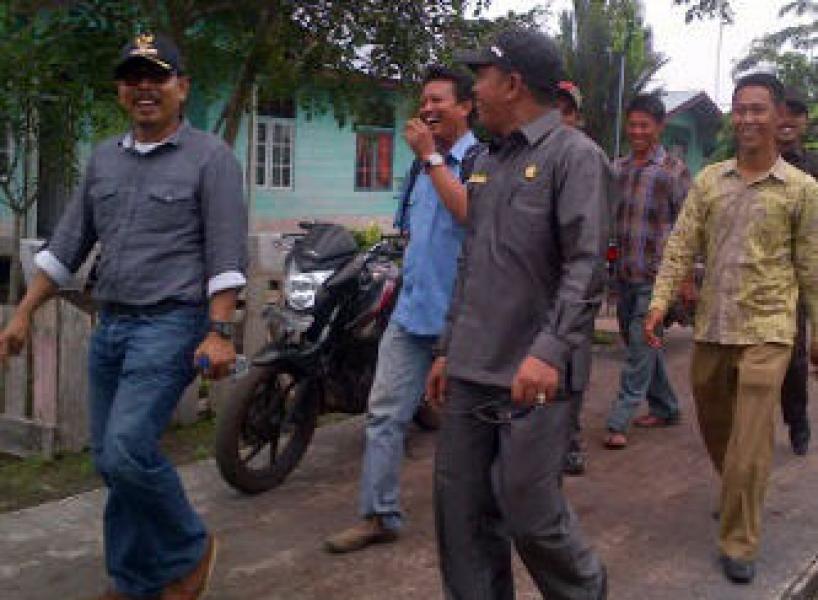 Komisi B Tinjau Sejumlah Proyek Pembangunan di Kecamatan Tebing Tinggi Timur