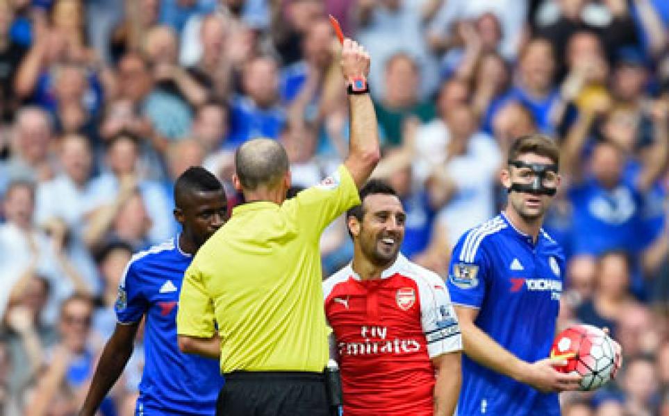 Laga Penuh Drama Chelsea vs Arsenal Berbuah Dua Kartu Merah