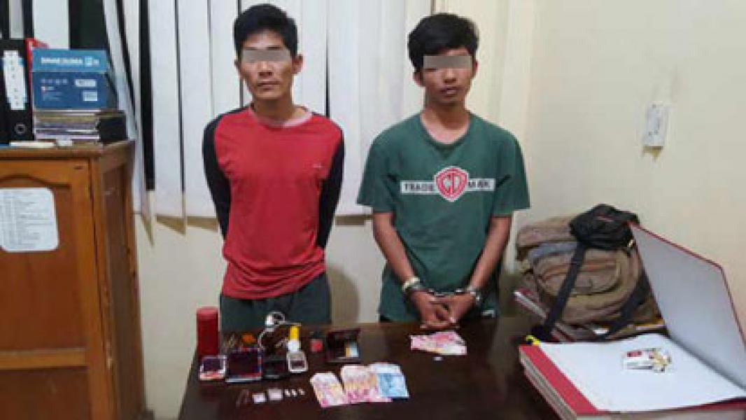 Miliki Sabu, Dua Pemuda Rengat Diamankan Polres Inhu