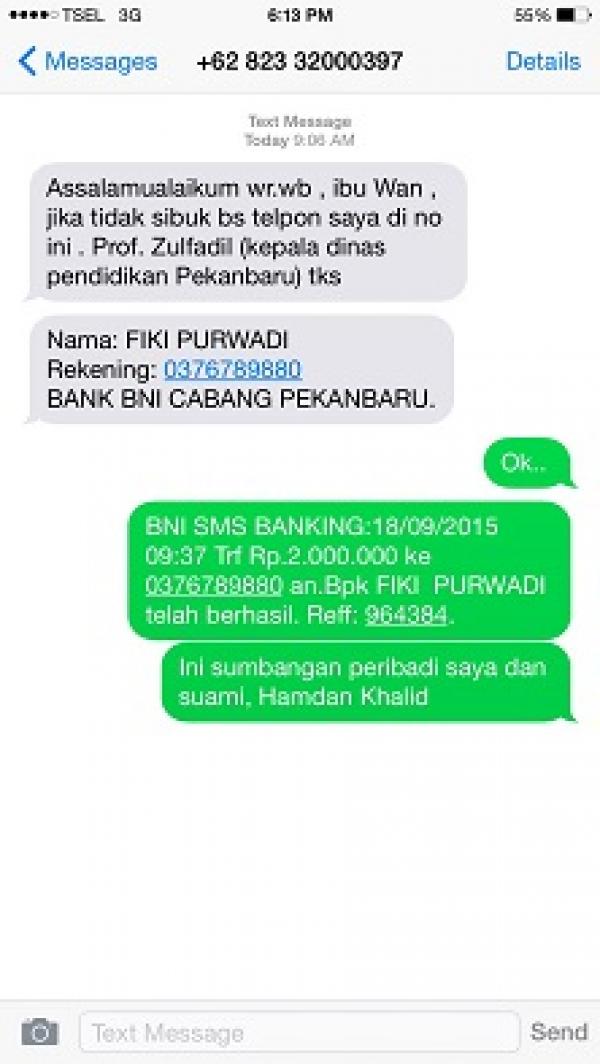 Minta Uang Kepada Konsulat Malaysia, OTK Catut Nama Kadisdik Pekanbaru