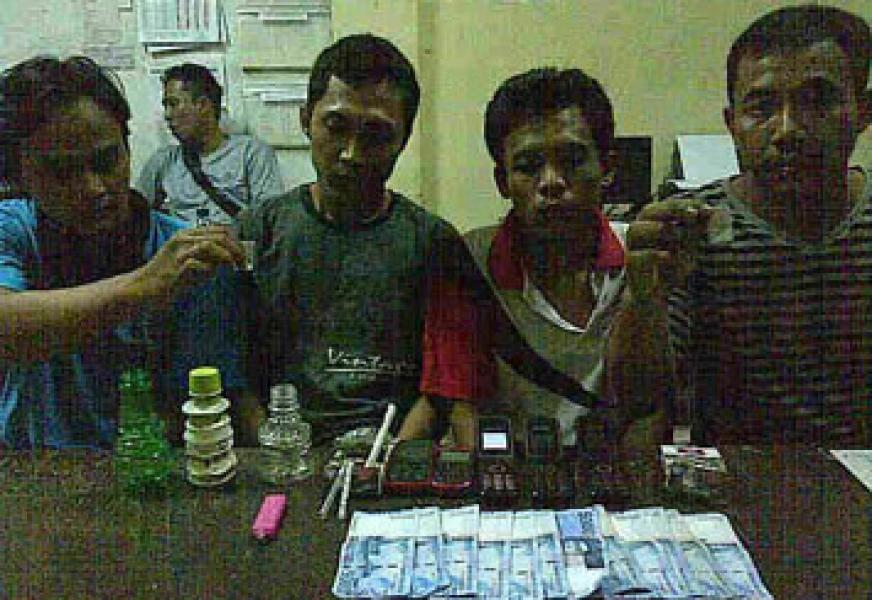 Polres Kuansing Tangkap Empat Pelaku Penyalahgunaan Narkoba