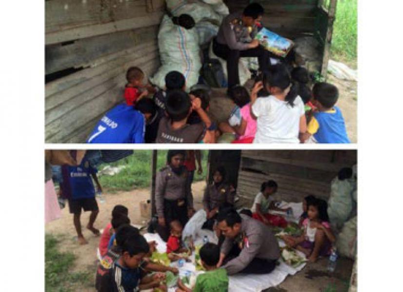 Polres Pelalawan Gelar Kegiatan Polri Peduli Anak-anak Putus Sekolah