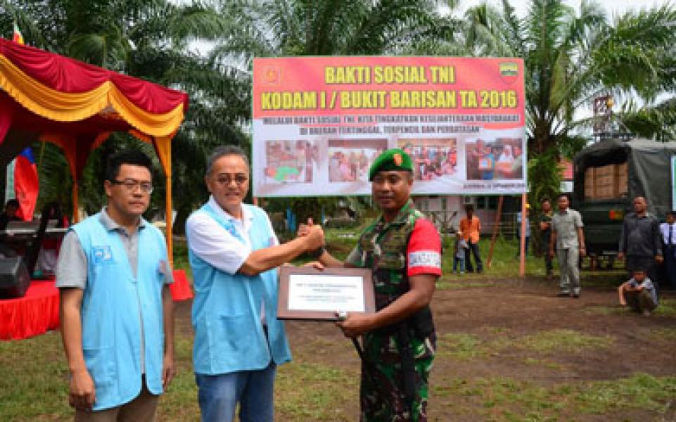 1500 Warga Dapatkan Pengobatan dan Kacamata Gratis dari Baksos TMMD Ke-97 Kodim 0303/Bengkalis