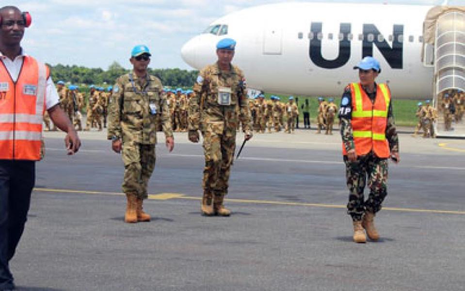200 Prajurit TNI Konga XXXVII-C/Minusca Misi PBB Tiba di Afrika  