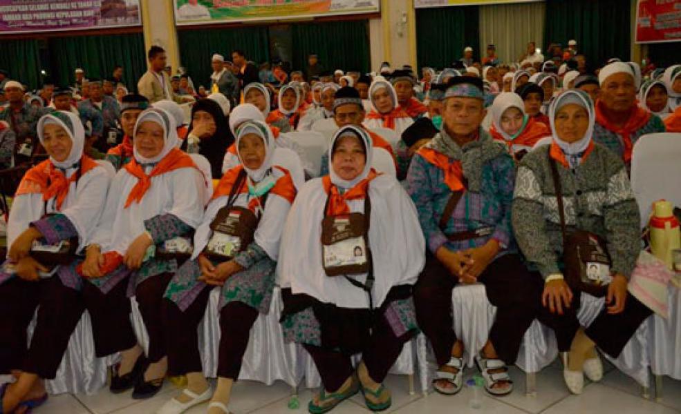 395 Jamaah Haji Bengkalis Tiba di Tanah Air