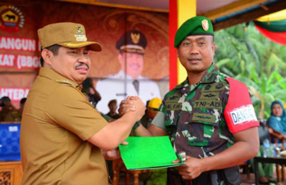 Bupati Bengkalis Apresiasi TMMD Ke-97 Kodim 0303/Bengkalis