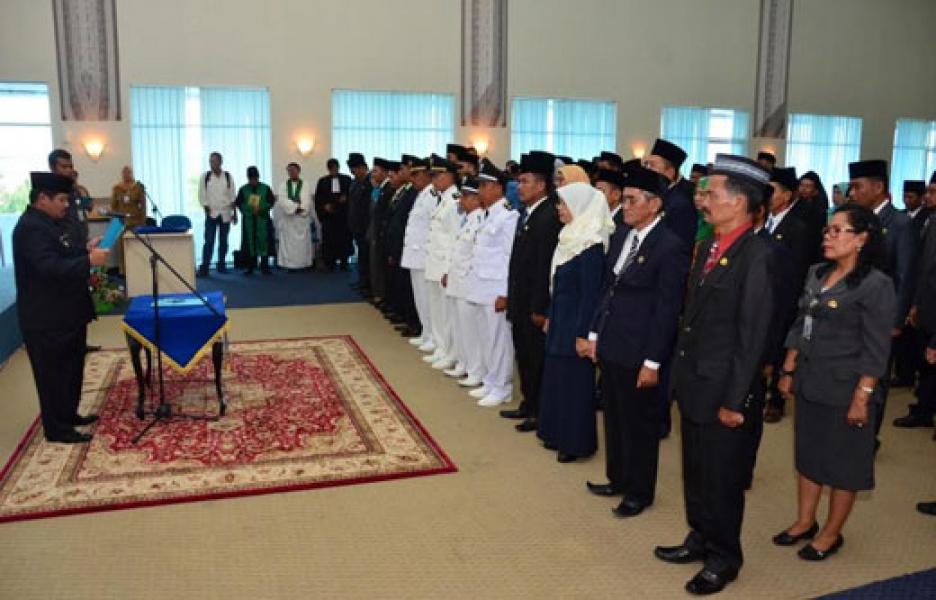 Bupati Bengkalis Lantik 18 Pejabat Eselon III dan 78 Pejabat Eselon IV