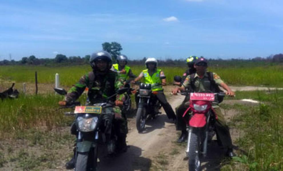 Cegah Kebakaran Hutan, Koramil 01/Rumbai Lakukan Patroli