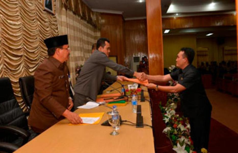 DPRD Bengkalis Terima Tiga Ranperda