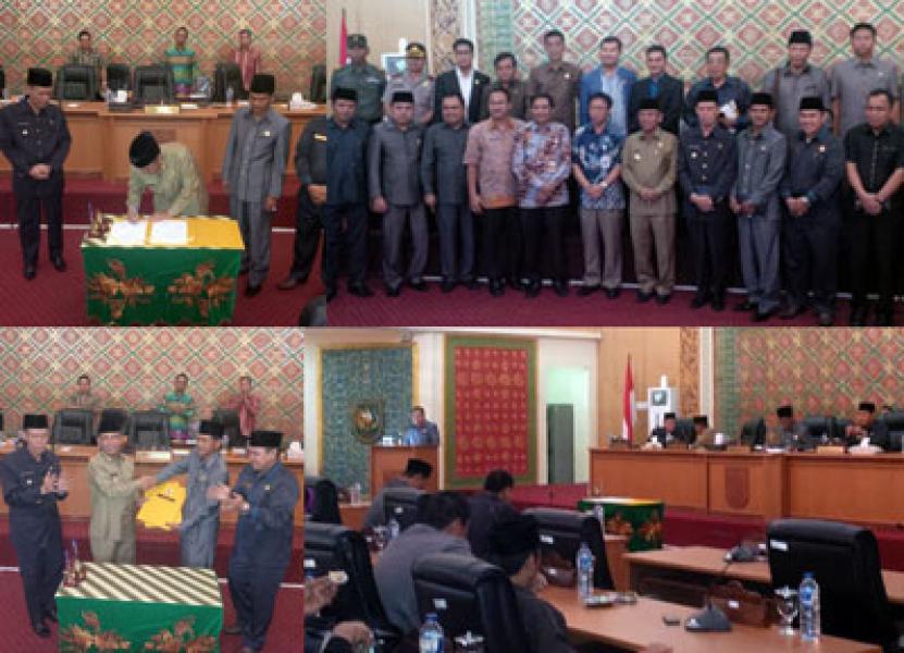 DPRD Pelalawan Sahkan Ranperda RPJMD 2016-2021 Menjadi Perda Langsung  Langsung Dihadiri Direktur Ditjen Bina Pembangunan Daerah Kemendagri RI 