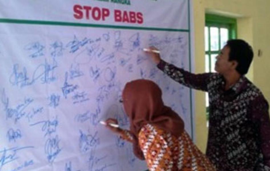 Diskes Bengkalis Sosialisasi Stop 