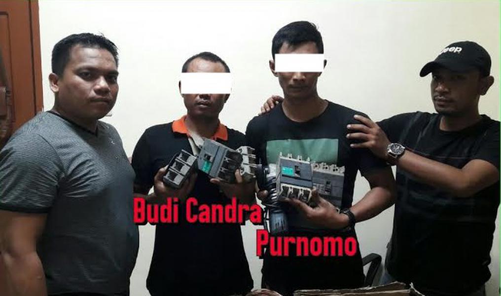 Dua Karyawan PT Paramitha Bangun Sarana Tertangkap Tangan Curi Kabel Las dan Gerinda