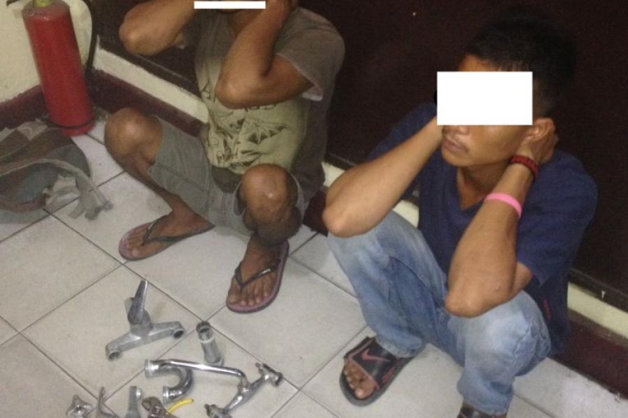 Dua Maling Tertangkap Tangan Security PT Chevron Saat Beraksi