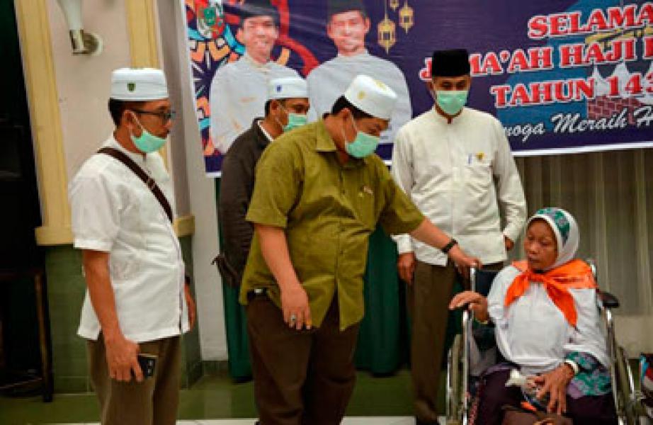 Jamaah Haji Bengkalis Gelombang Kedua Tiba Di Batam, Satu Meninggal Dunia di Makkah