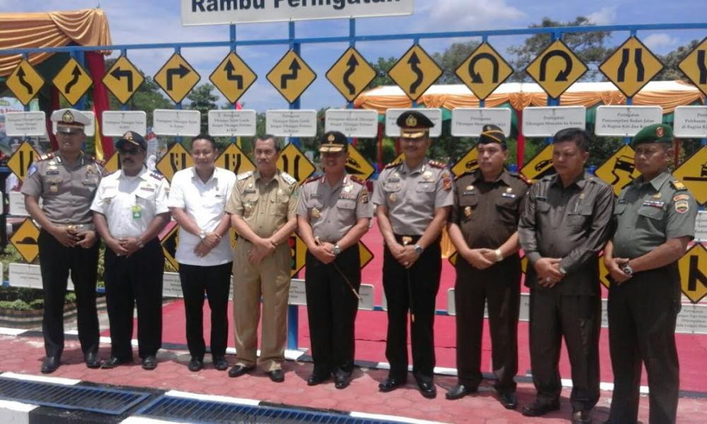 Kapolda Riau Brigjen Pol Supriyanto Resmikan Taman Lalu Lintas di Siak
