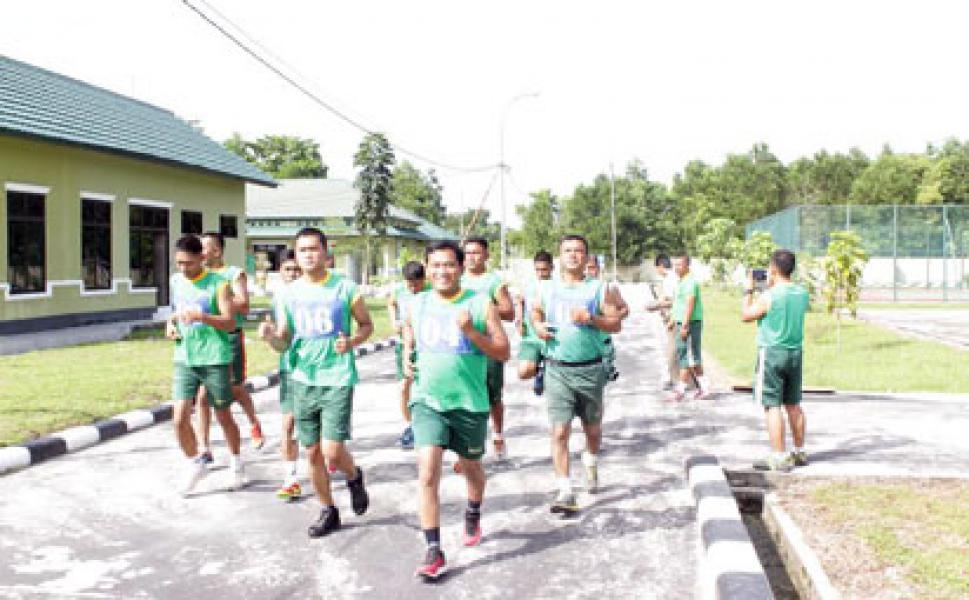 Kodim 0303/Bengkalis Gelar Samapta Pra UKP 2016