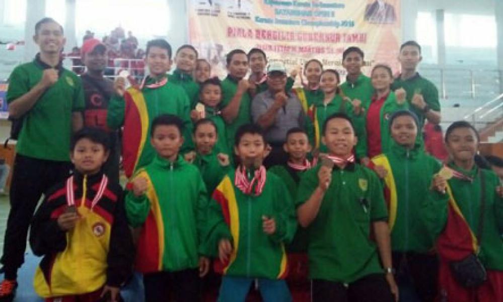 Lemkari Inhil Raih 5 Emas, 2 Perak dan 6 Perunggu Pada Karate Champion Ship Open Batang Hari 2016